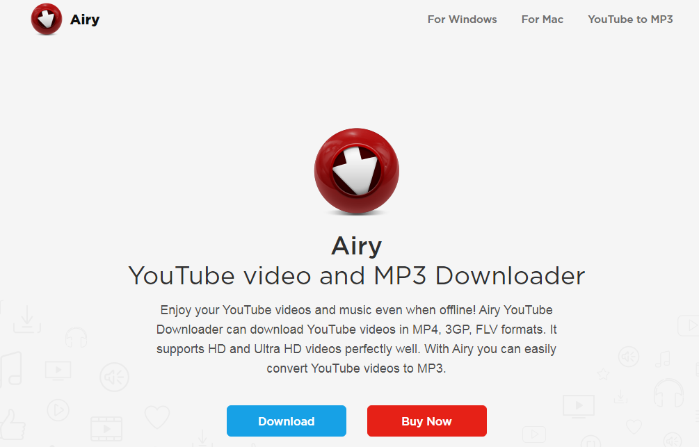 Airy - YouTube to MP3 Converter